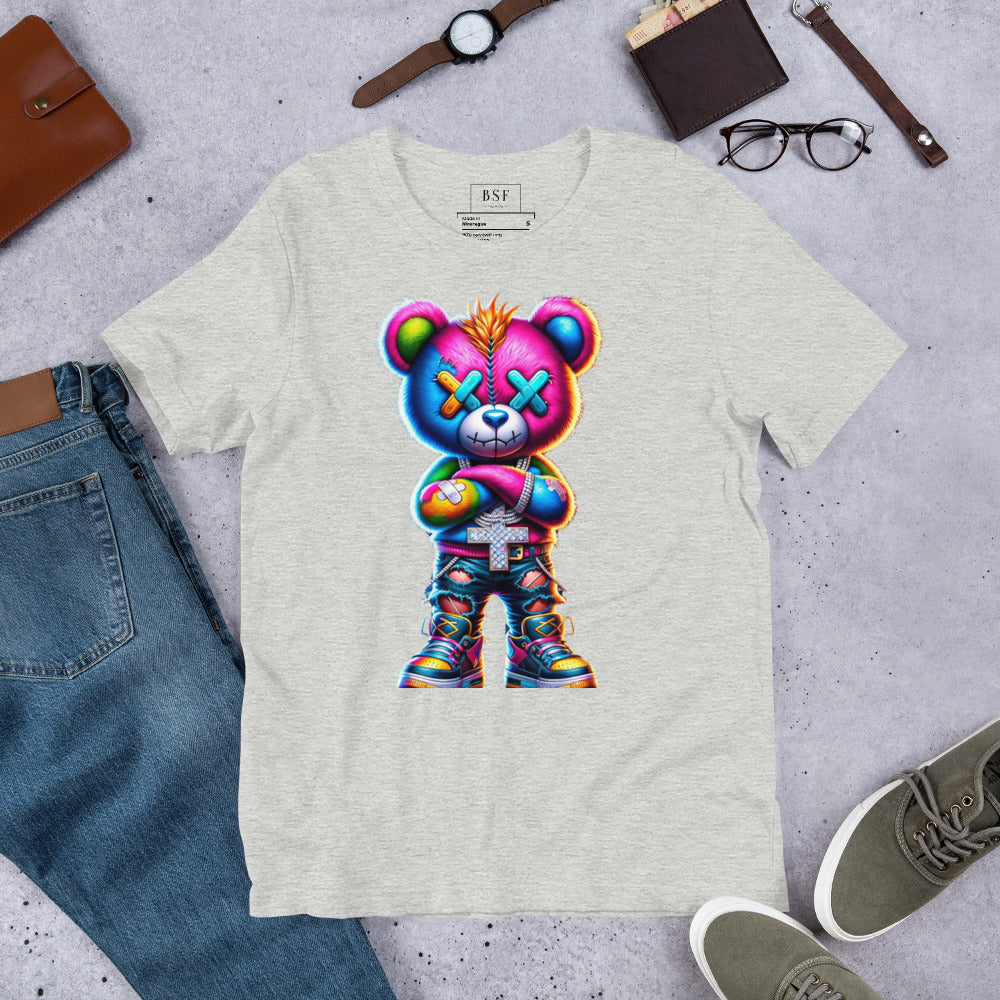 Neon Boy Teddy Bear Unisex T-Shirt