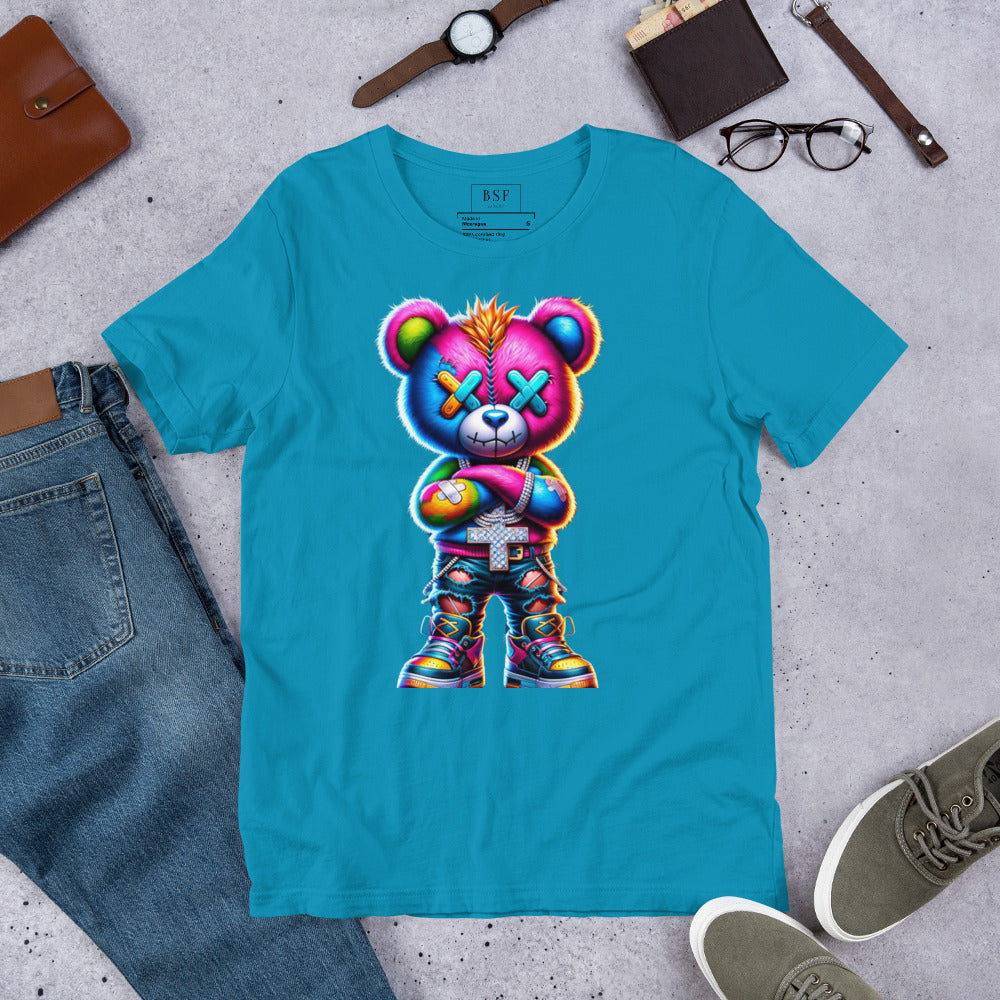 Neon Boy Teddy Bear Unisex T-Shirt