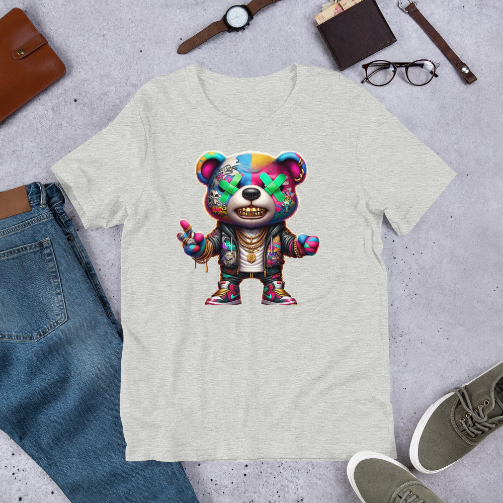 Neon Whassup Teddy Bear Unisex T-Shirt