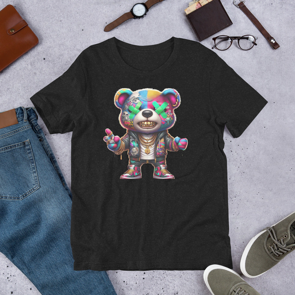Neon Whassup Teddy Bear Unisex T-Shirt
