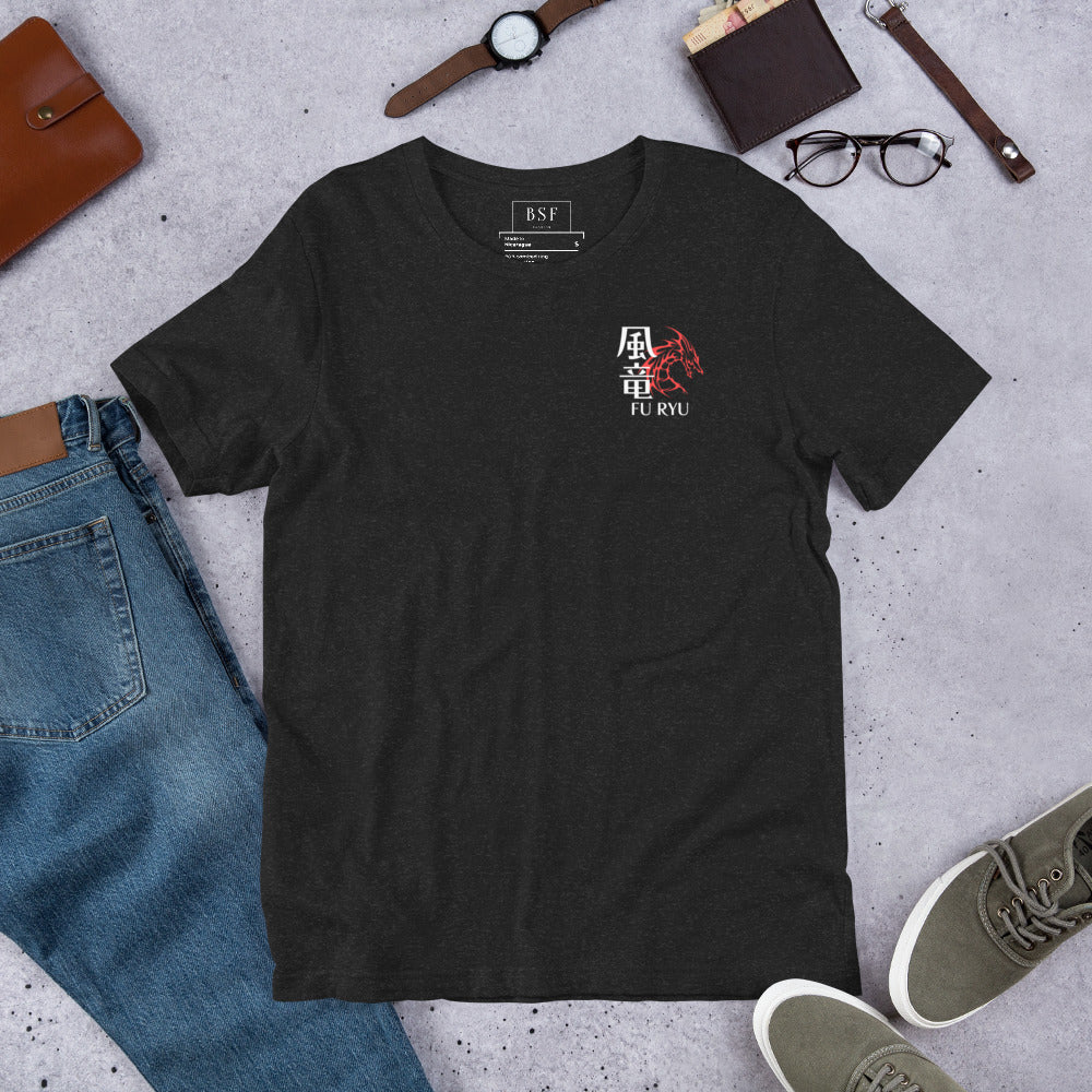 Fu Ryu Samurai Unisex T-shirt (Front and Back)