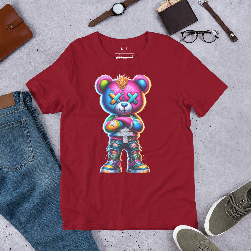 Neon Boy Teddy Bear Unisex T-Shirt
