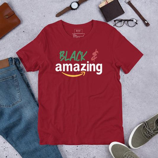Black and Amazing Unisex T-Shirt