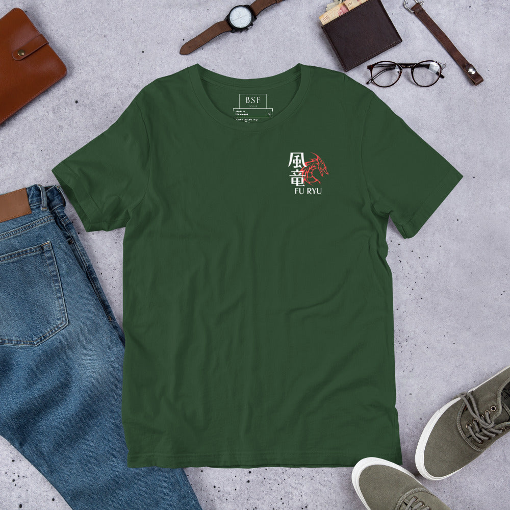 Fu Ryu Samurai Unisex T-shirt (Front and Back)