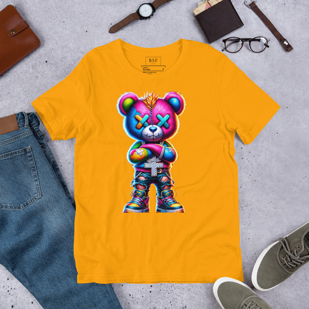Neon Boy Teddy Bear Unisex T-Shirt