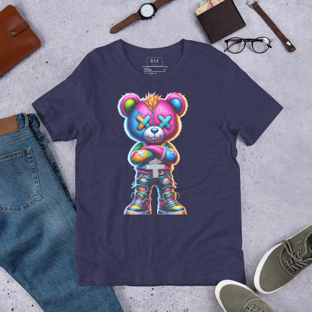 Neon Boy Teddy Bear Unisex T-Shirt