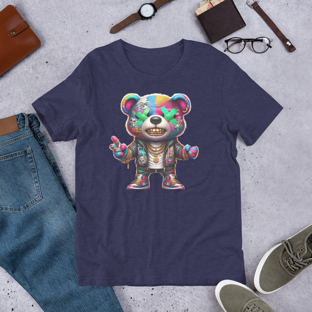 Neon Whassup Teddy Bear Unisex T-Shirt