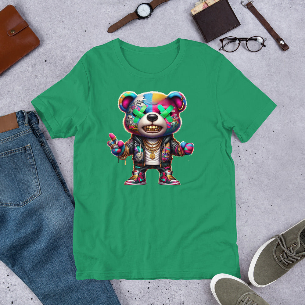 Neon Whassup Teddy Bear Unisex T-Shirt