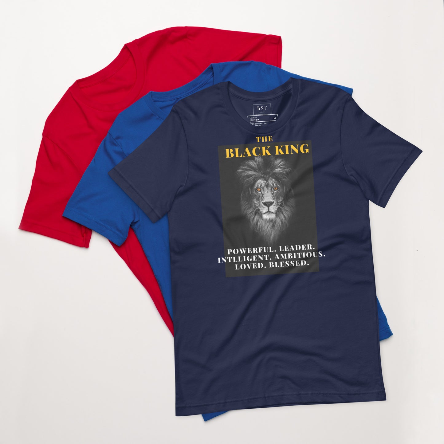 The Black King Unisex t-shirt