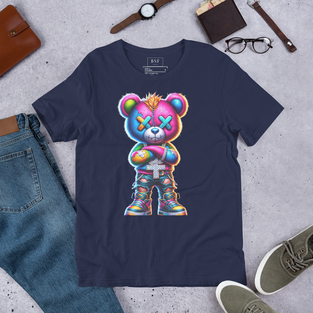 Neon Boy Teddy Bear Unisex T-Shirt
