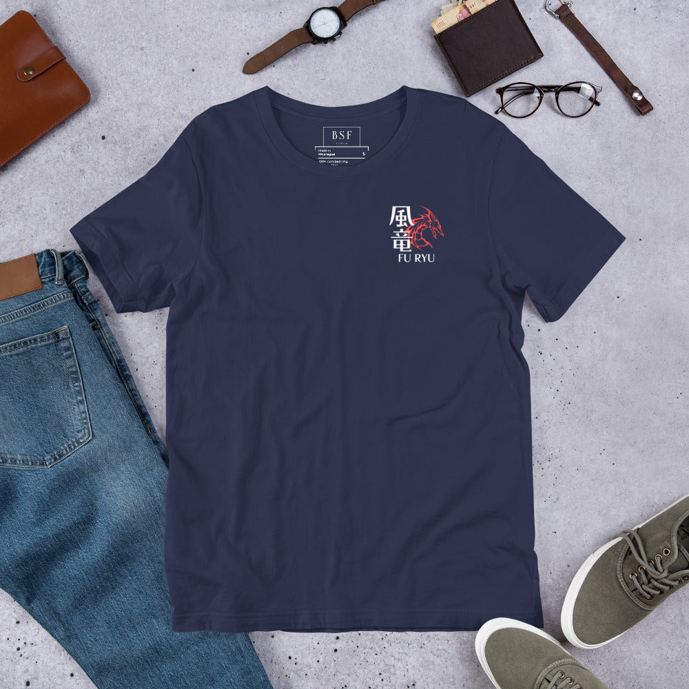Fu Ryu Samurai Unisex T-shirt (Front and Back)