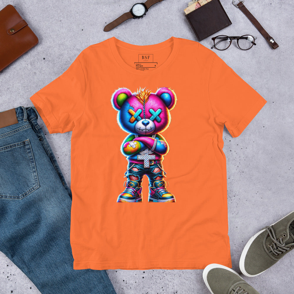 Neon Boy Teddy Bear Unisex T-Shirt