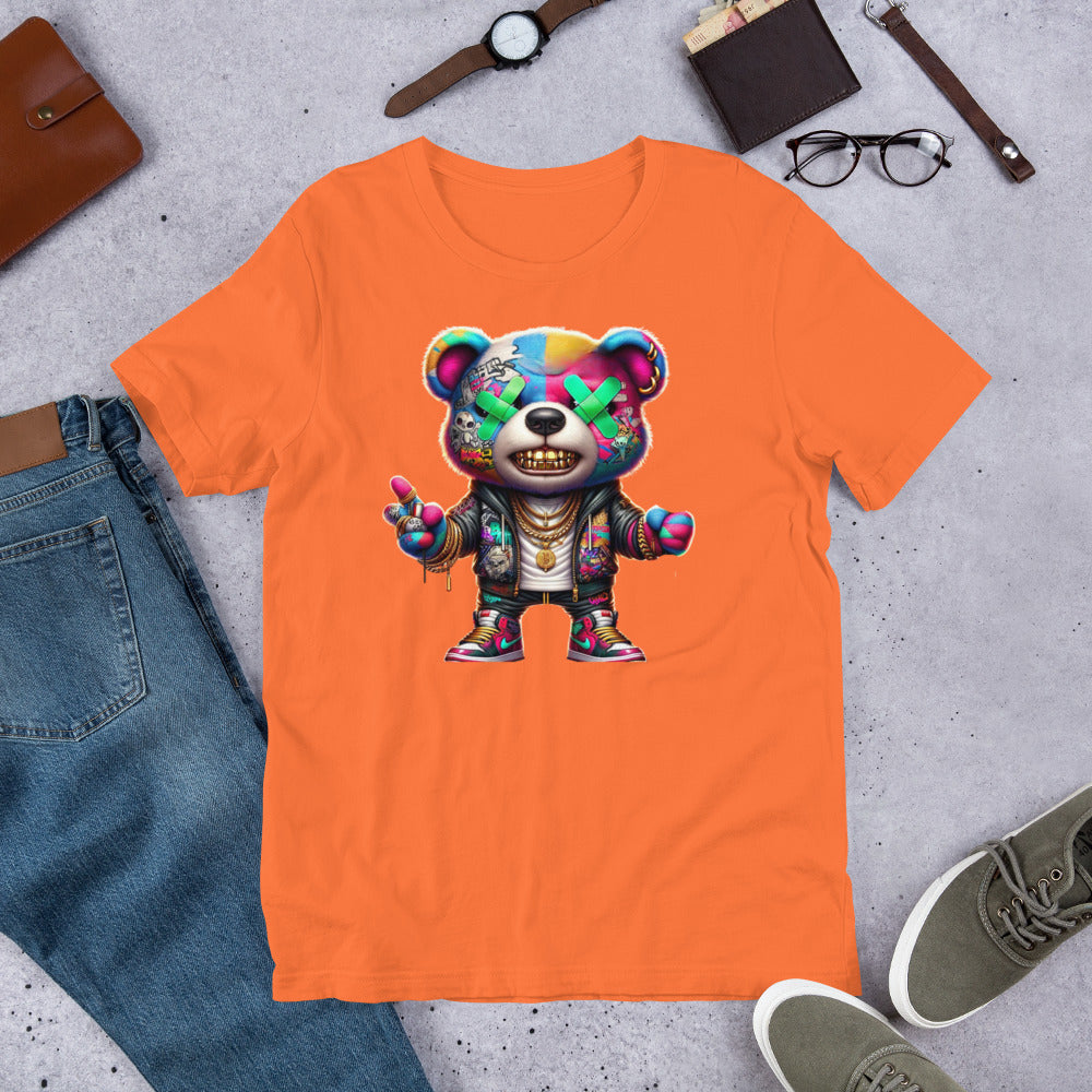 Neon Whassup Teddy Bear Unisex T-Shirt