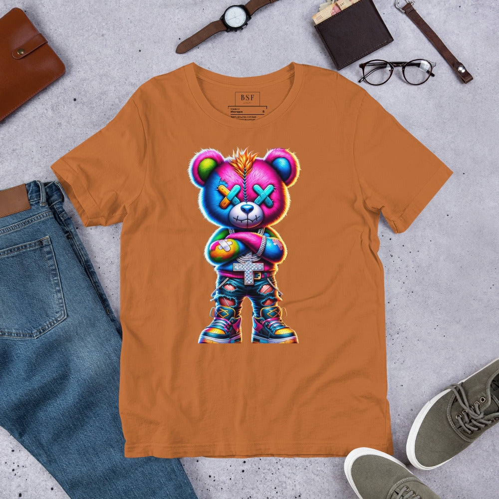 Neon Boy Teddy Bear Unisex T-Shirt