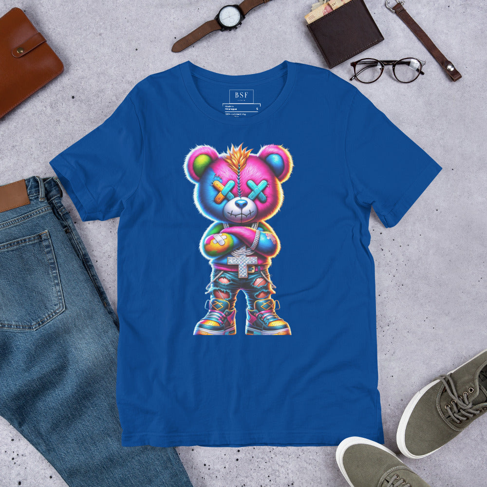 Neon Boy Teddy Bear Unisex T-Shirt