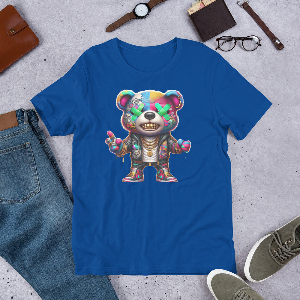 Neon Whassup Teddy Bear Unisex T-Shirt