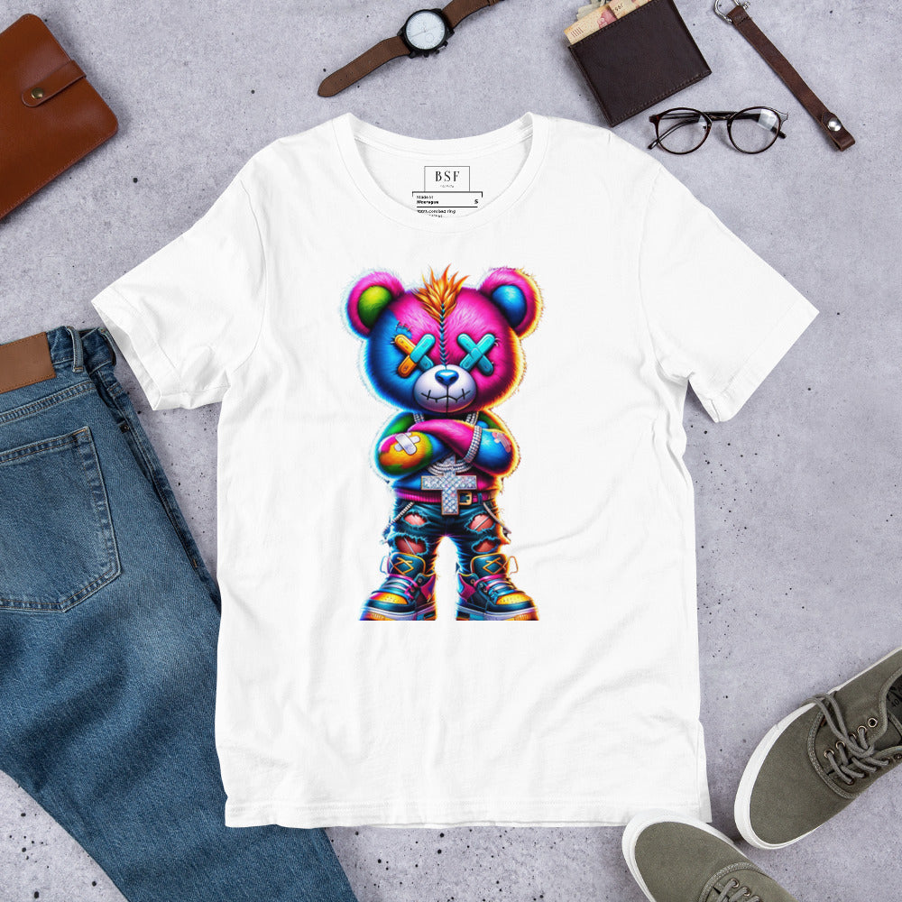 Neon Boy Teddy Bear Unisex T-Shirt